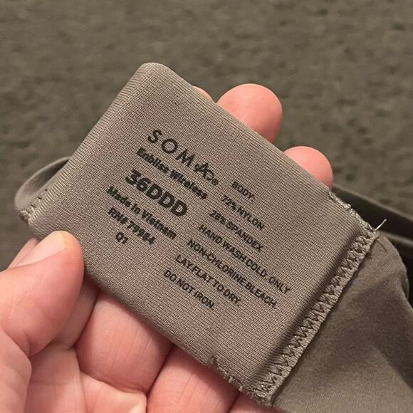 Soma Wireless Enbliss Bra In Mochaccino NWT - Picture 4 of 5